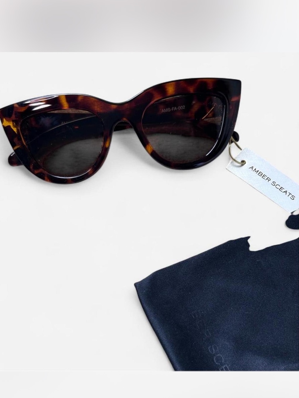 Amber Sceats Tortoise Cat-Eye Sunglasses NWT Resort Wear Summer Anthropologie